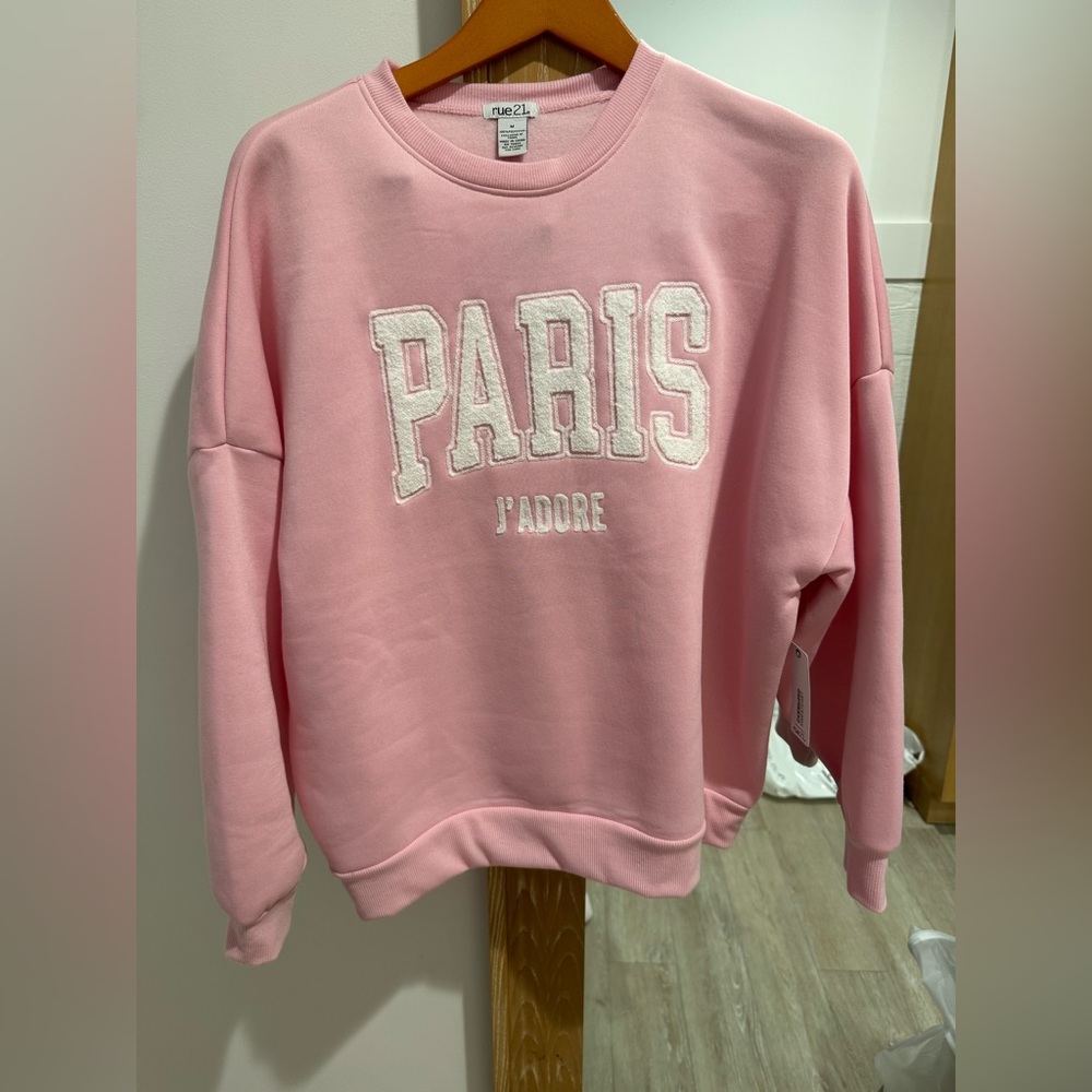 Boutique Paris J'Adore Medium Pink Sweatshirt. 💗✨